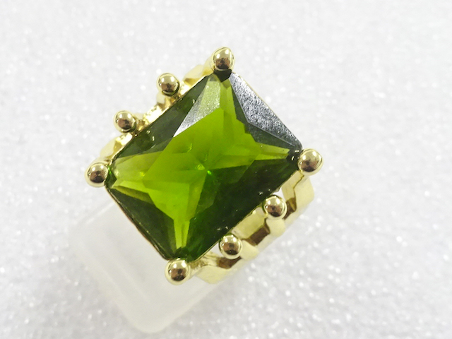 色石　指輪(11号)